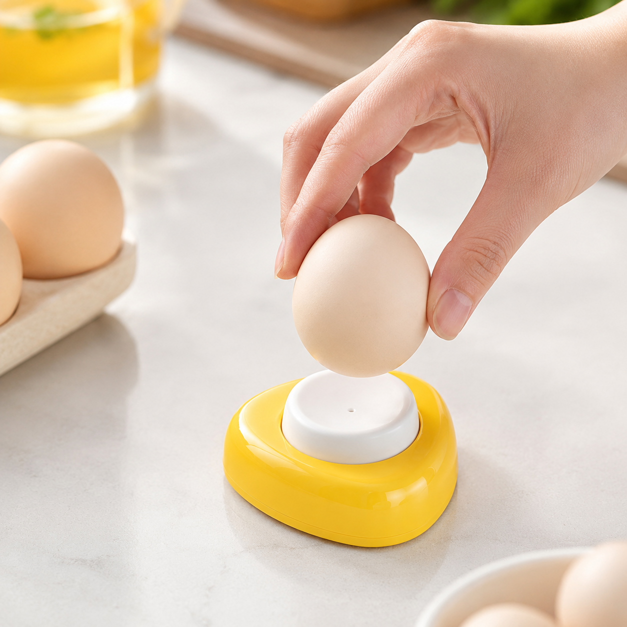 Household egg punch, drill, punching needle, egg boiling, steaming