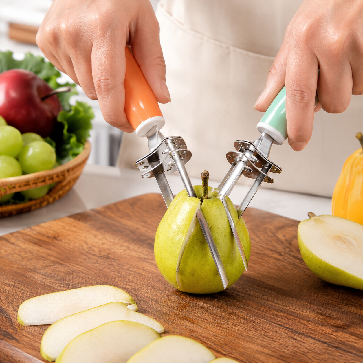 Adjustable Fruit Corer Tool Stainless Kitchen Home Portable Fruits Tools