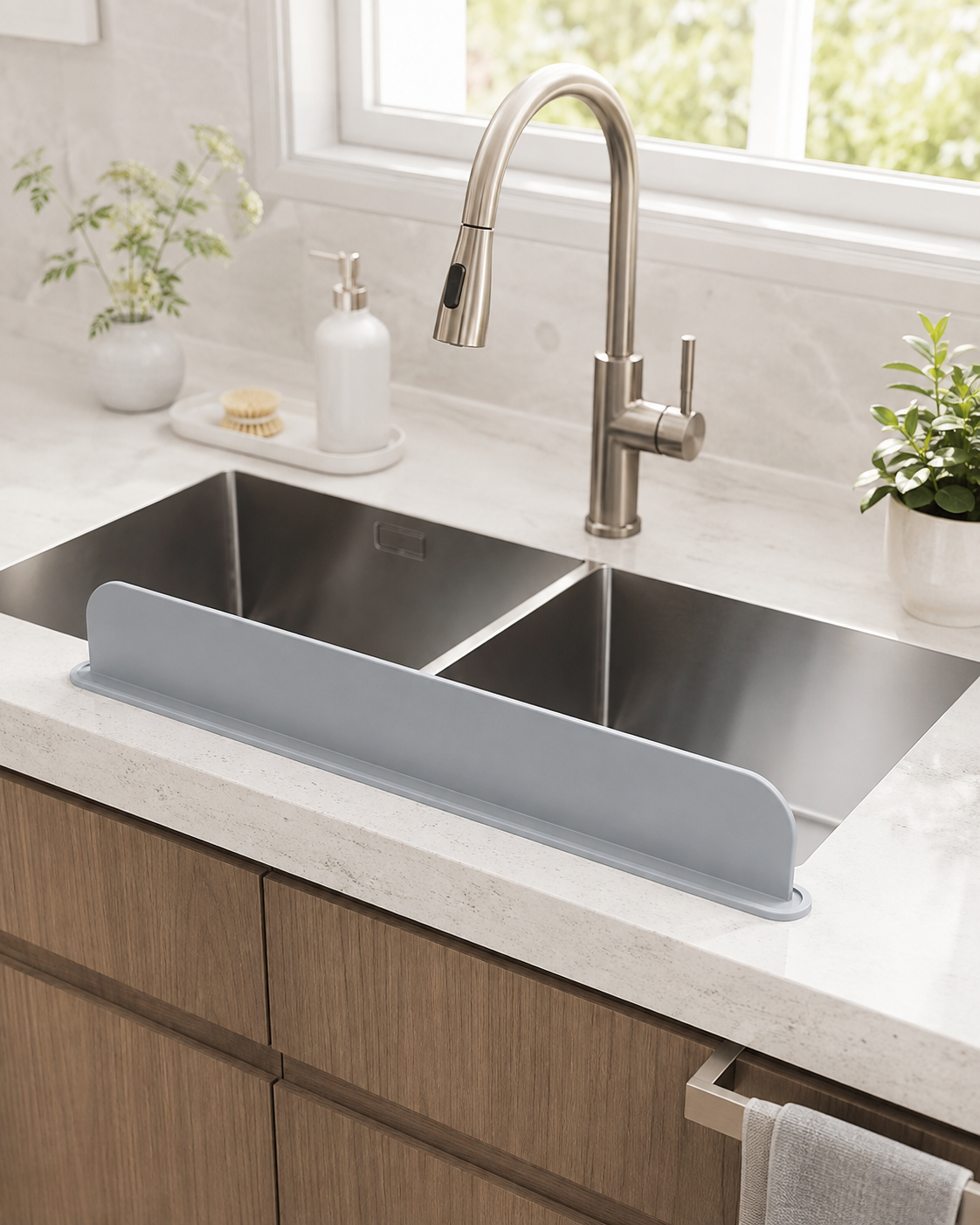 Kitchen Sink Splash Guard Dishwashing Sink Water