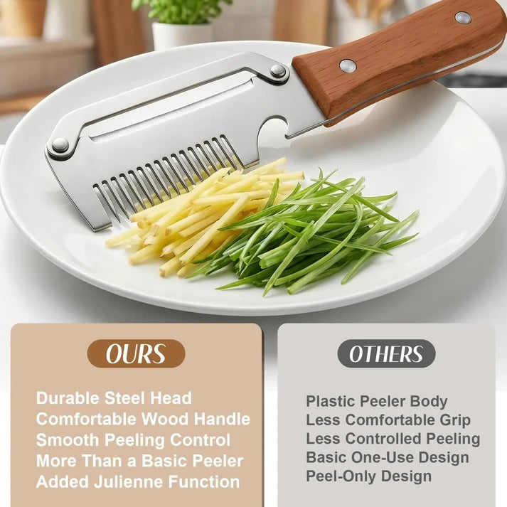3-in-1 Vegetable Peeler & Kitchen Slicer with Bottle Opener